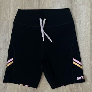 Sarah’s Day White Fox Biker Shorts NWOT